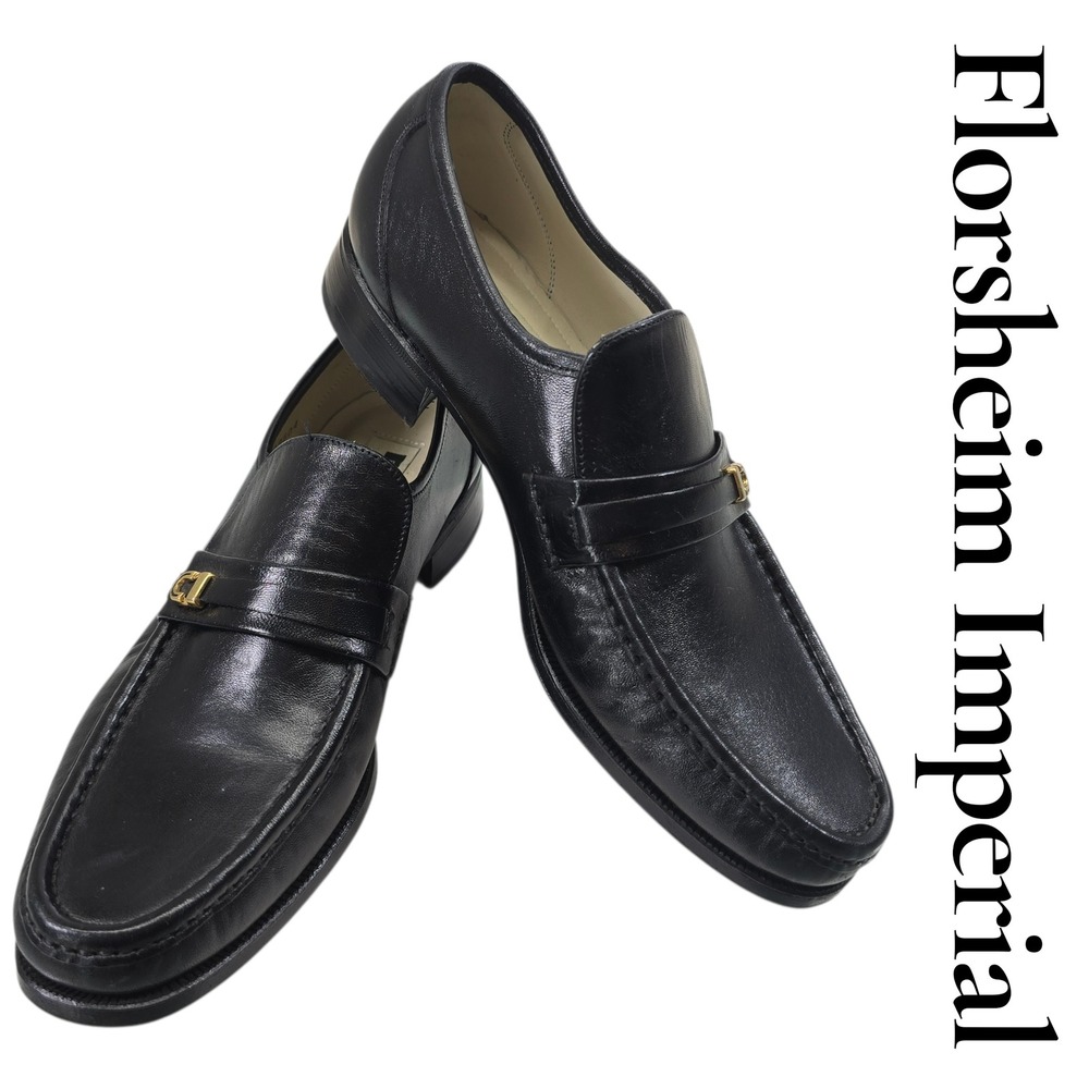 Florsheim Como Imperial loafer moc bit black